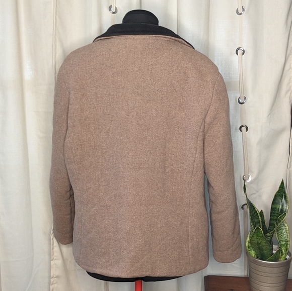 Woolrich tan quilted wool bomber jacket Medium - Picture 2 of 10